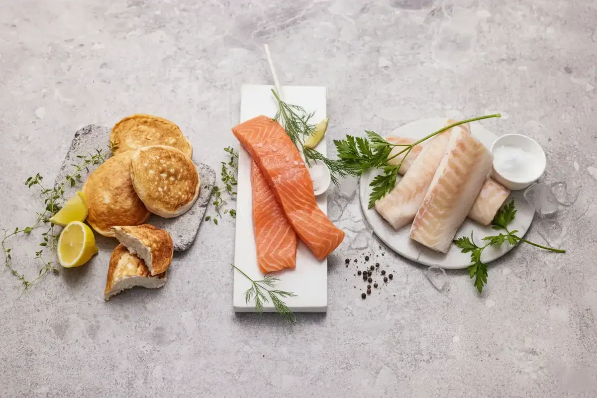 Klassiske Norgespakken fra Fiskeruta med laks og torsk